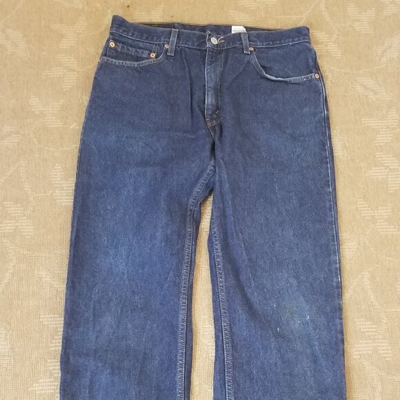 Vintage Levi’s 505 Men’s Jeans Straight Leg Classic Blue Denim USA 34-30 - Picture 7 of 7